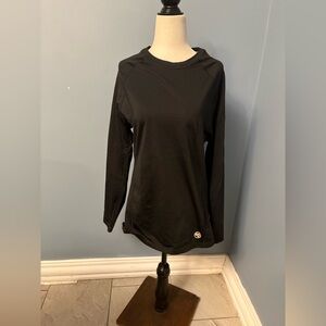 Elegant Black Long Sleeve Women's Top